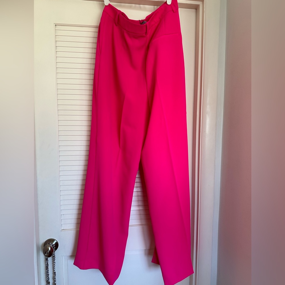 NWT Zara Hot Pink Trousers